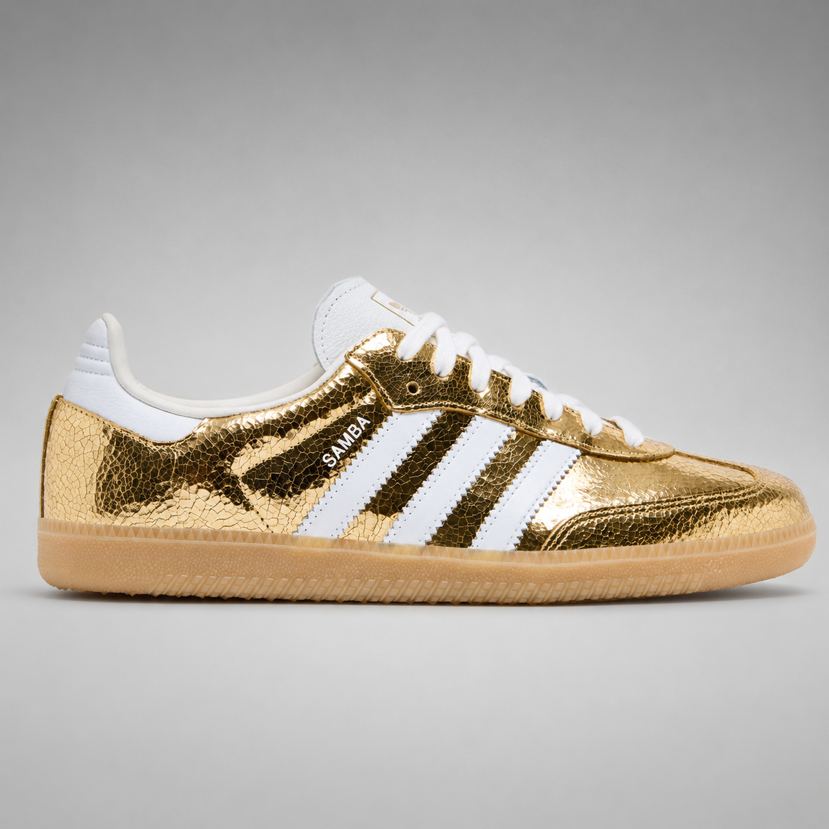 Samba OG Cracked Metallic Pack — Gold